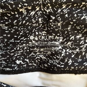 Athleta Ultimate Stash Paint Splatter Athletic Leggings